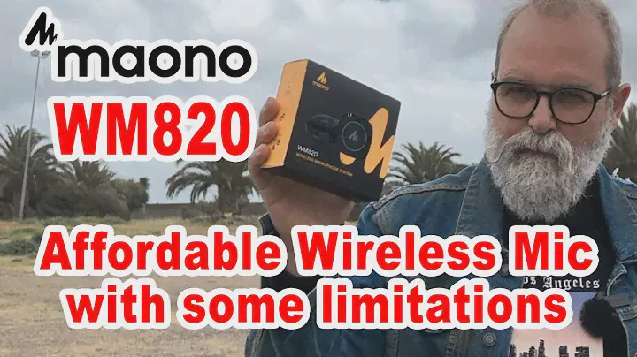 Review of Maono WM820 Wireless Microphone - IN ENGLISH