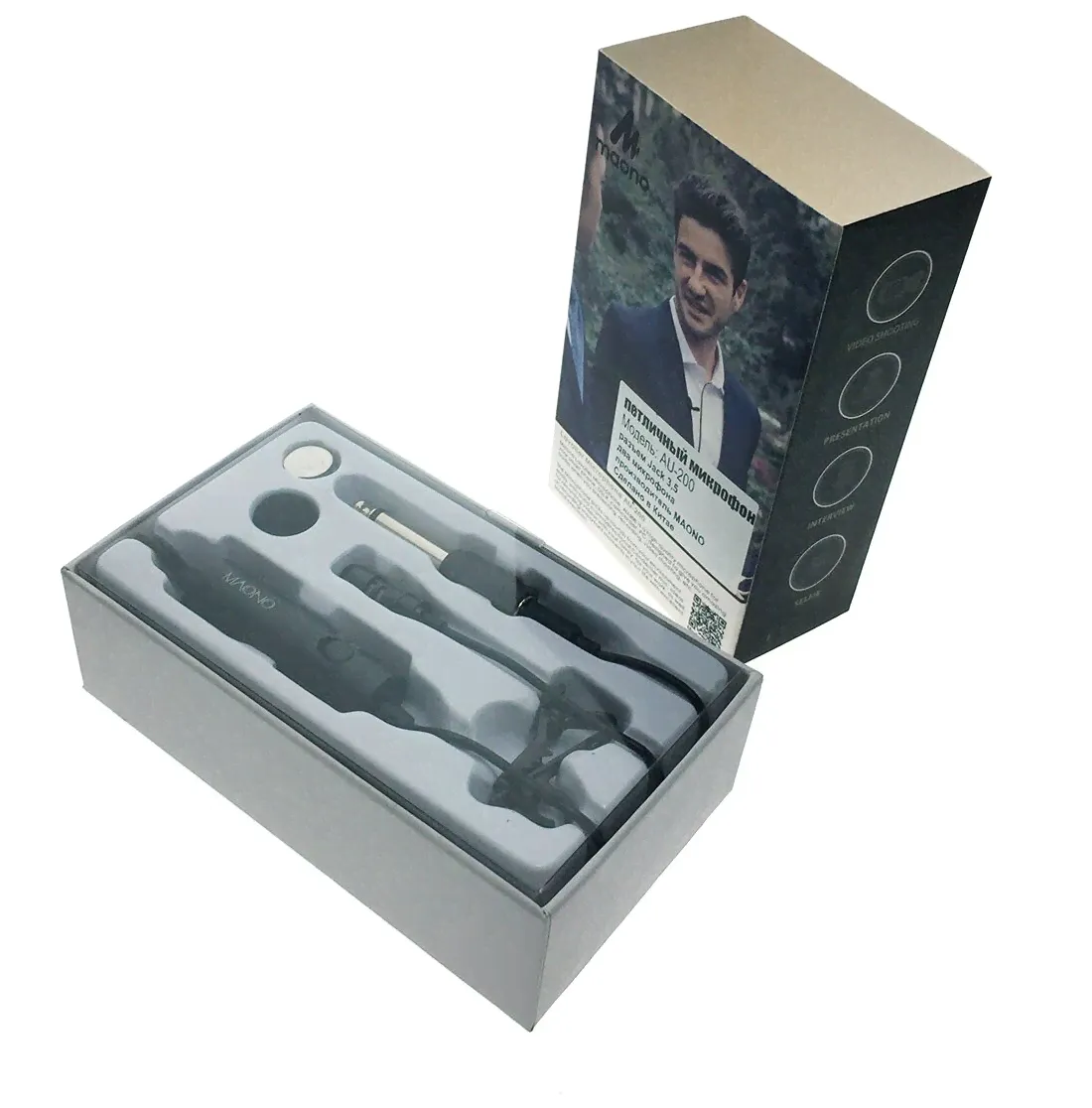 Maono Петличный микрофон Maono AU-200 микрофон-0