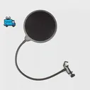 🛍 Поп-фильтр для микрофона Maono AU-B00 (Black) гибкий держатель защита от внешних шумов и помех