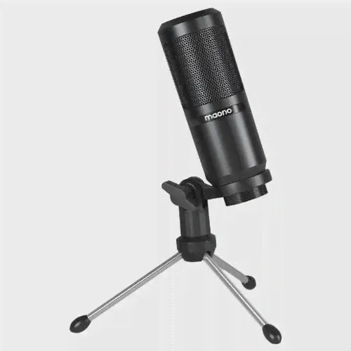 Микрофон проводной Maono AU-PM360TR, разъем: mini jack 3.5 mm, черный, 1 шт
