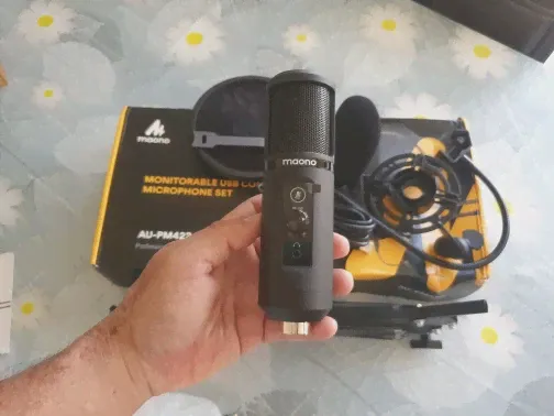 🛍 Кардиоидный конденсаторный микрофон MAONO PM422 с USB-кабелем, 192 кГц24 бит-3
