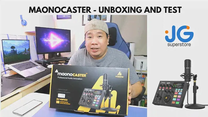 MAONOCASTER AU AM100 PODCAST CONSOLE  - UNBOXING AND TEST