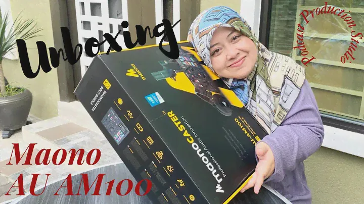 Unboxing Maono Podcast Production Studio AUAM100